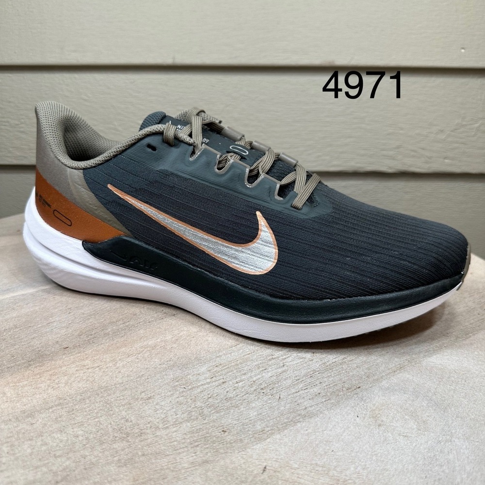 Nike Air Winflo 9 Womens Size 11 Grey Metallic Copper New in Box DD8686-005